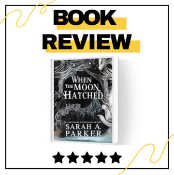 when the moon hatched book review header image with book cover