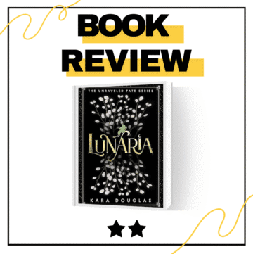 Lunaria book review blog header image with book cover
