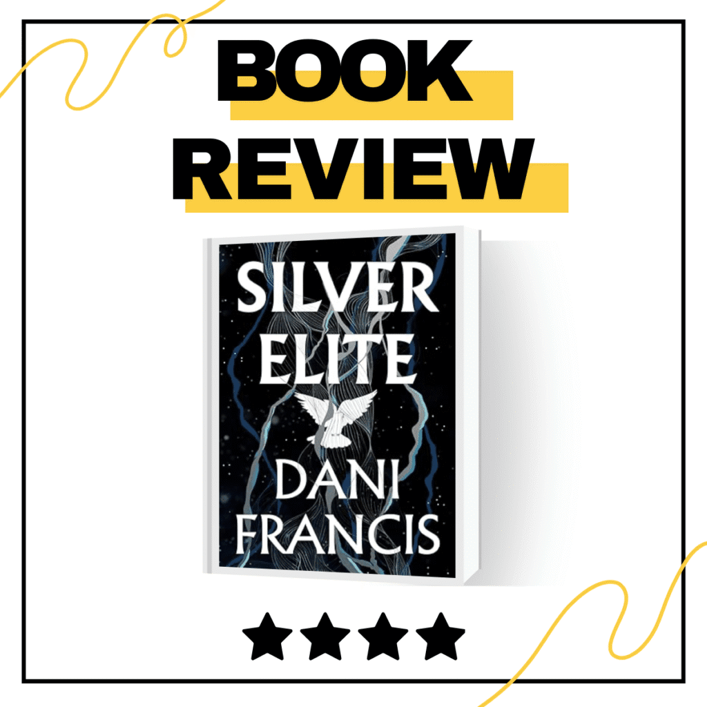 silver elite book review header image with book cover