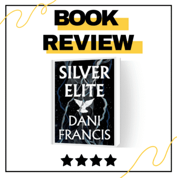 silver elite book review blog header image with book cover
