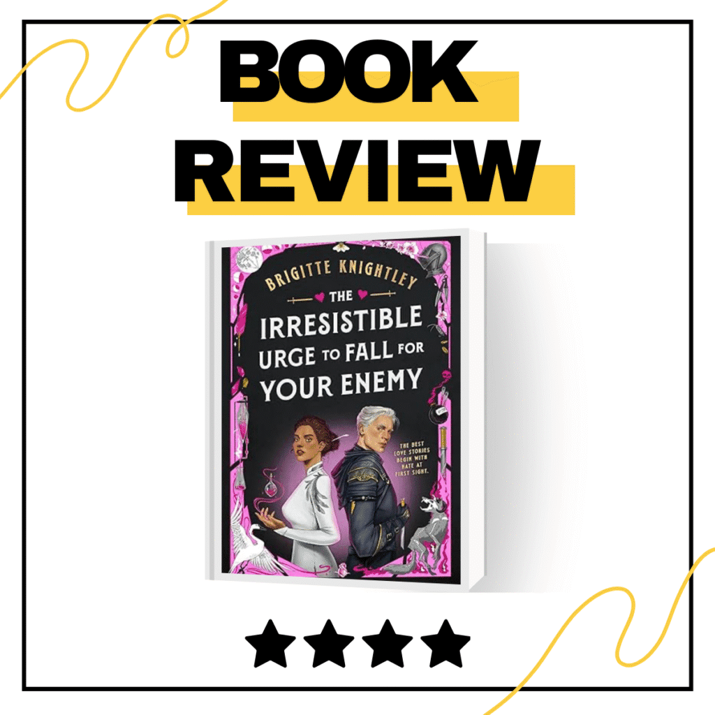 The Irresistible Urge to Fall for Your Enemy book review header image with book cover